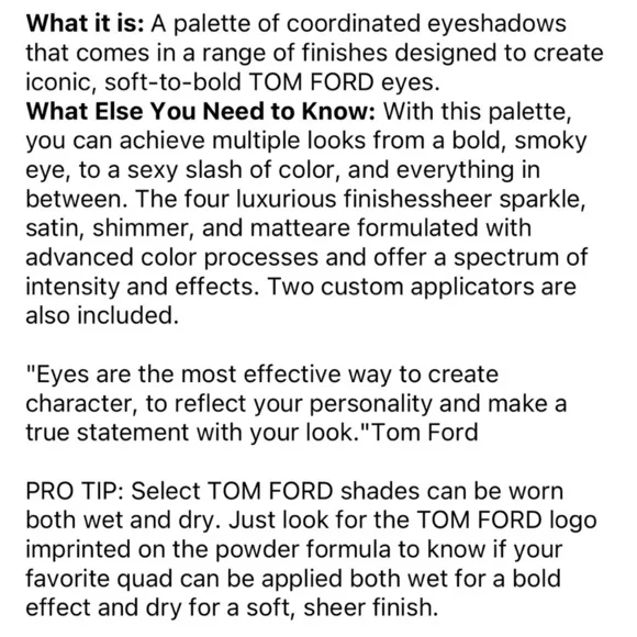 Tom Ford Eye Color Quad Eyeshadow Palette - Picture 7 of 7